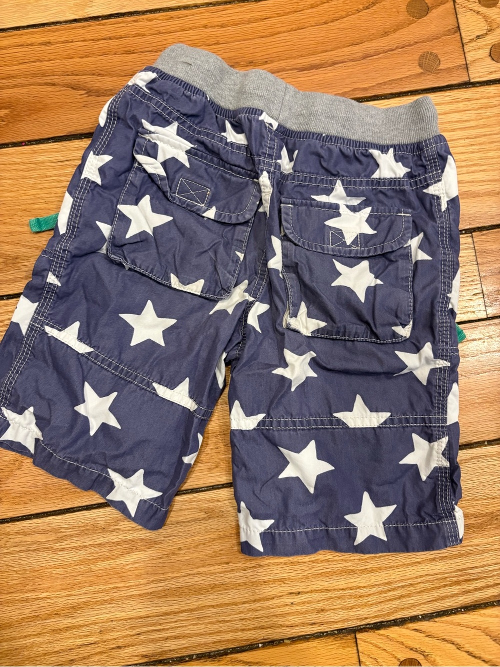 Mini Boden Navy Shorts with White Stars Patriotic Summer Boys size 6 - Picture 3 of 3